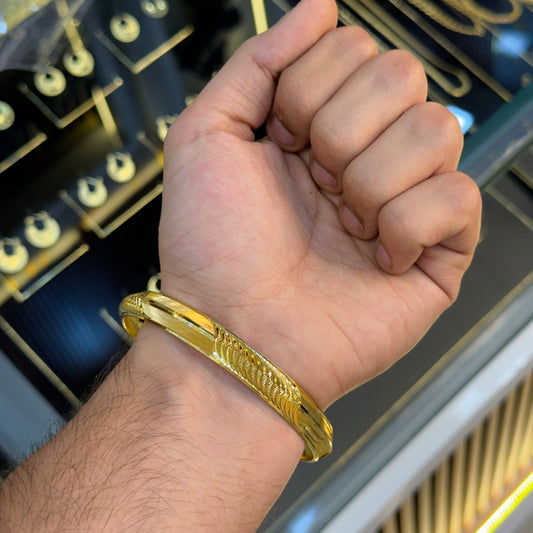 IMPERIAL GOLD PLATED DESIGNER KADA FOR MEN