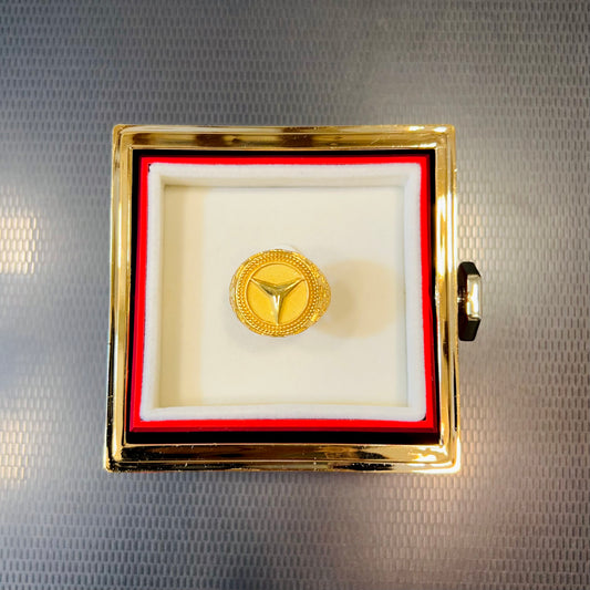 mercedes Ring+Figaro Chain