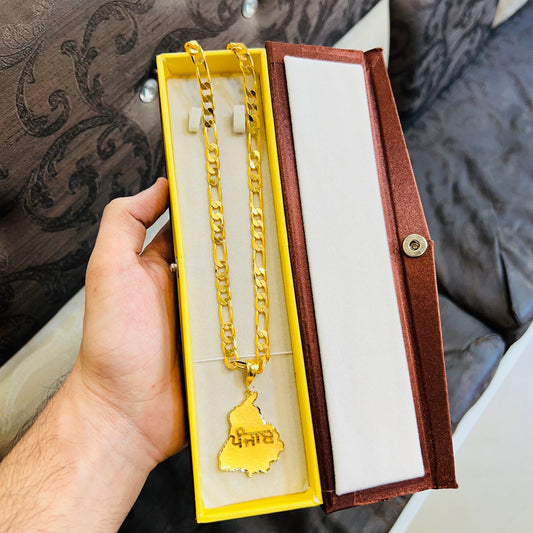 PUNJAB LOGO + FIGARO CHAIN