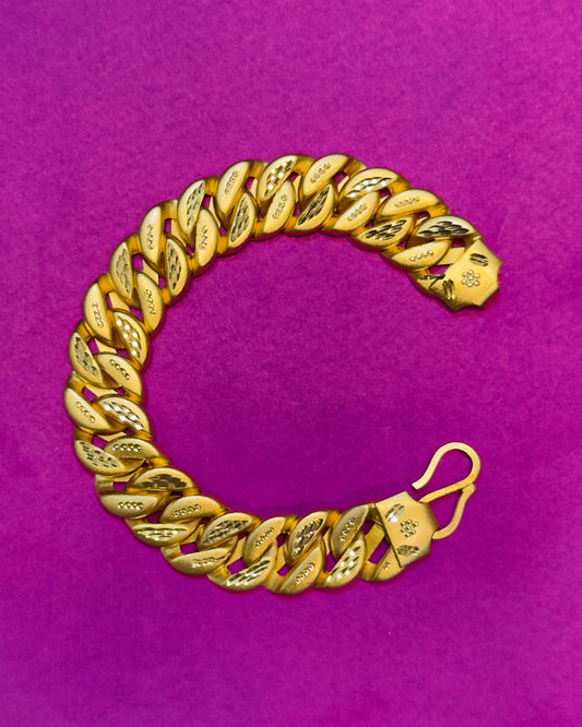 SINGAPORE GOLD PLATED BRACELET