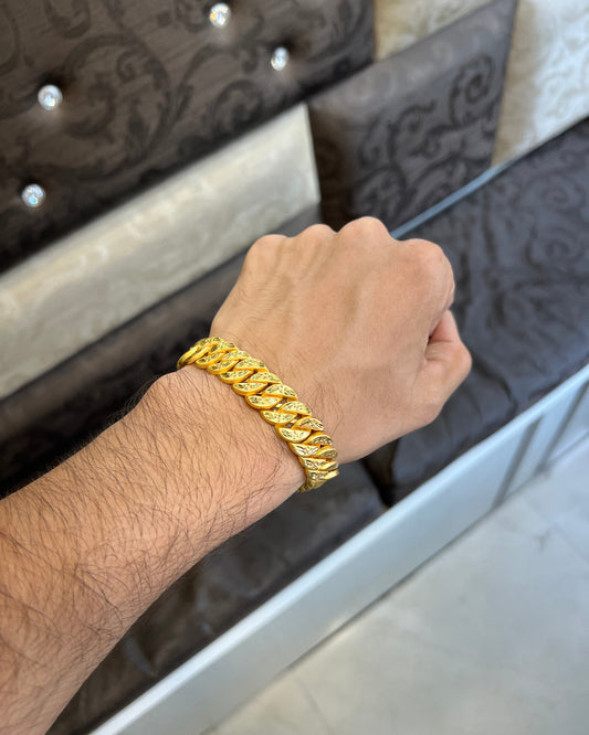 Singapure Gold Plated Bracelet