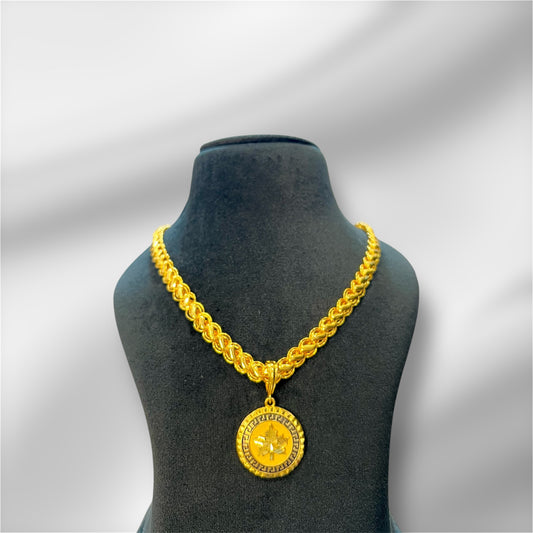 Black Canada Logo+Lotus Chain