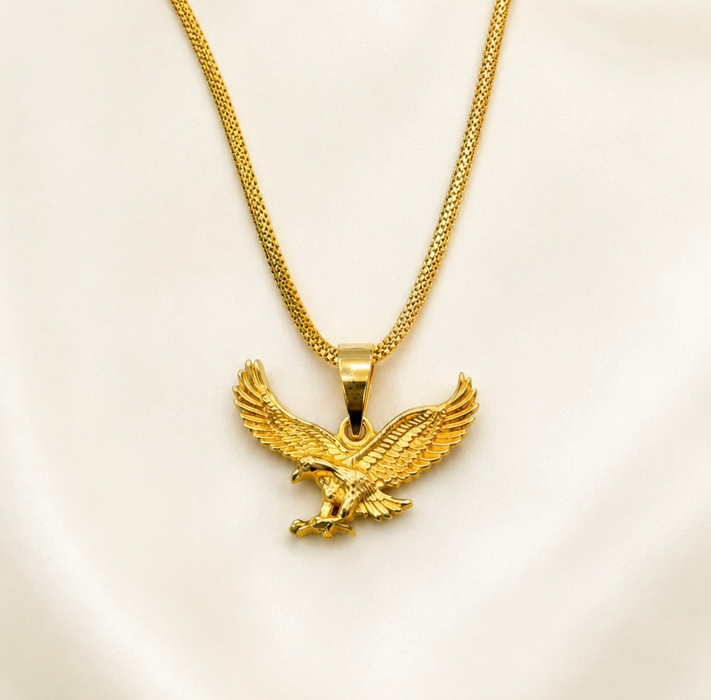 EAGLE LOGO + BOX CHAIN