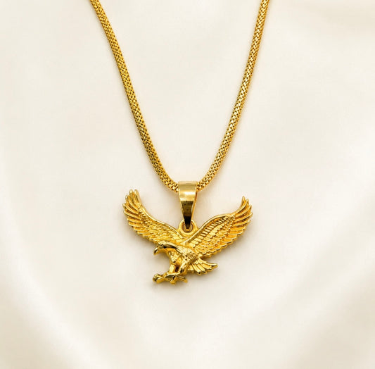 EAGLE LOGO + BOX CHAIN