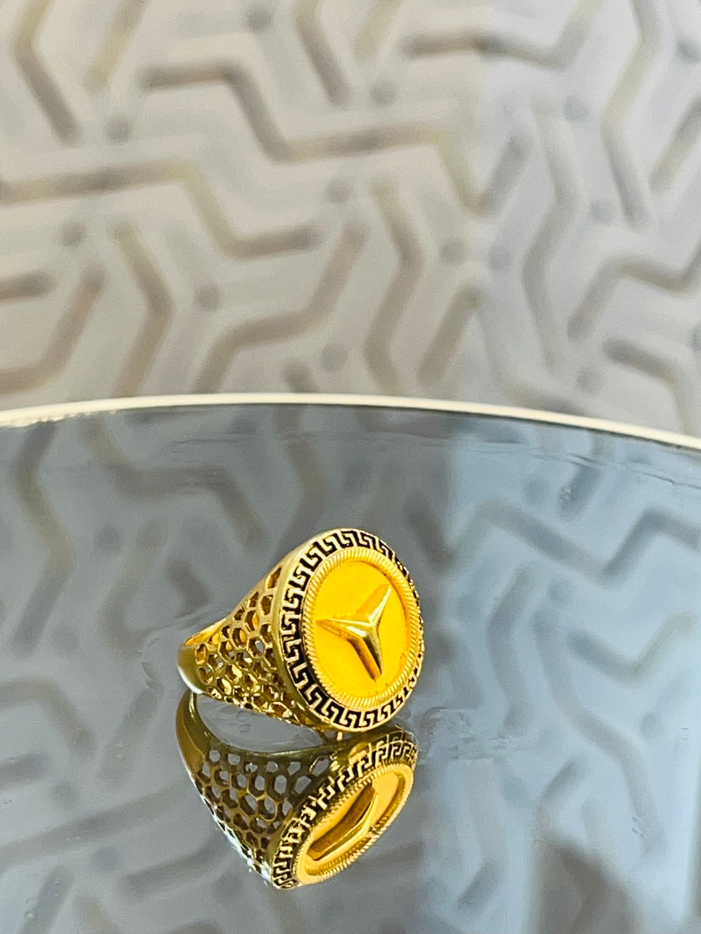 Mercedes Gold Ring