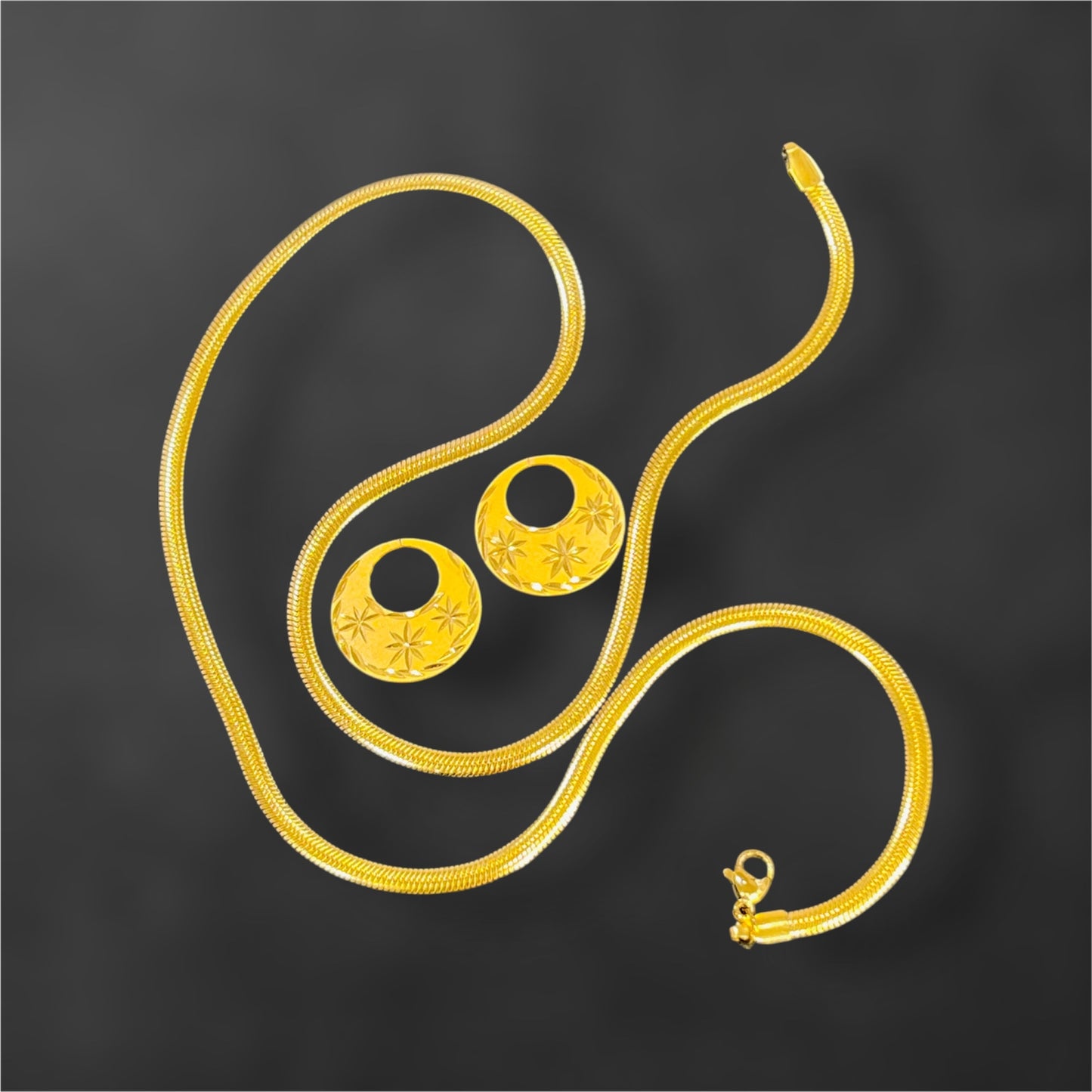 Snake chain+natiya combo