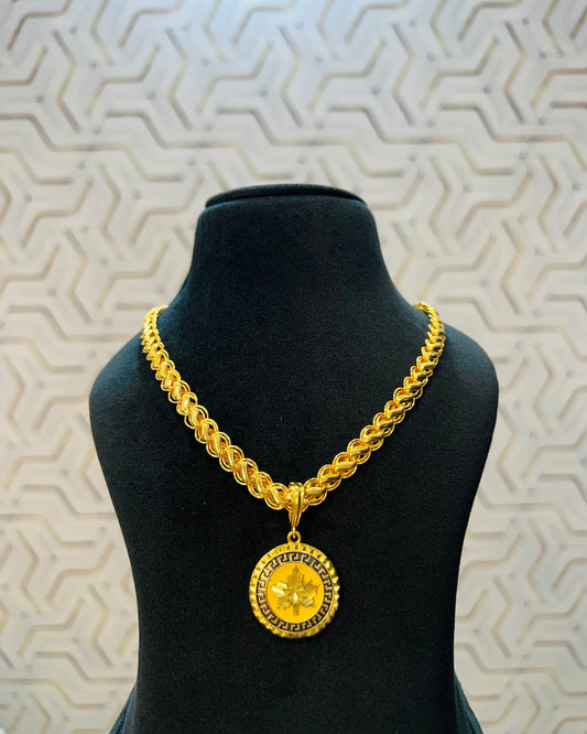 Black Canada Logo+Lotus Chain