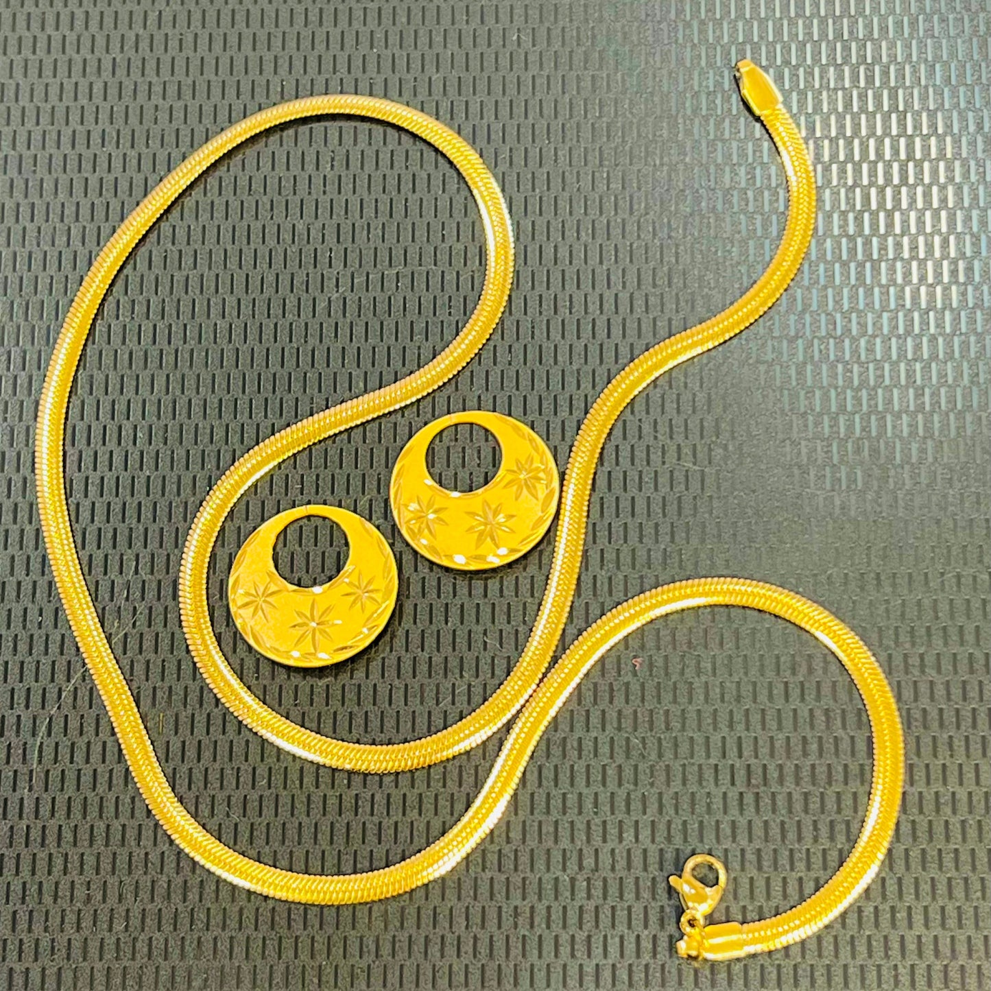 Snake chain+natiya combo